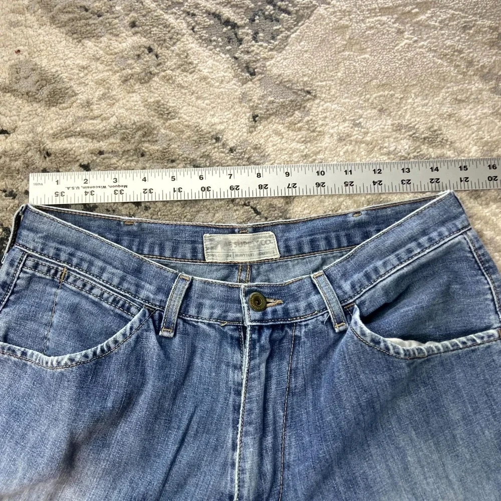 Vintage Y2K American Eagle Outfitters Supply Co Jeans 31x30 Blue Denim Baggy‎